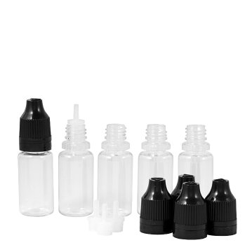 10ml, 30ml PET Liquidflasche (5er Pack)