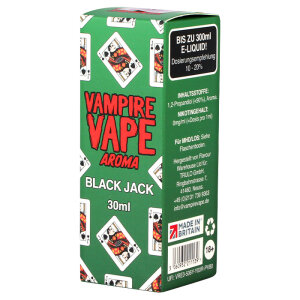 Vampire Vape Aroma - Black Jack