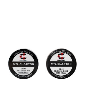 Coilology MTL Clapton Prebuilt Coils 0,7 Ohm (SS316L)