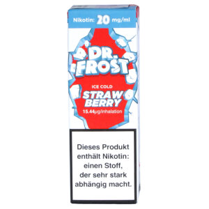 Dr. Frost Ice Cold Strawberry Nic Salt 20mg