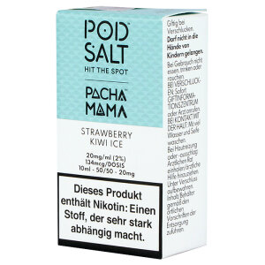 Podsalt Fusion Pacha Mama Strawberry Kiwi Ice Nic Salt 20mg