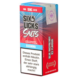 Six Licks Bluemonia Nikotinsalz