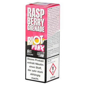 Riot Squad Punx Raspberry Grenade Hybrid Nic Salt
