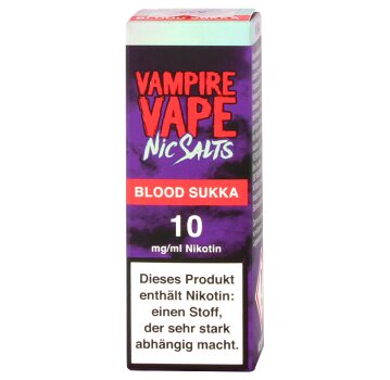 Vampire Vape Blood Sukka Nic Salts