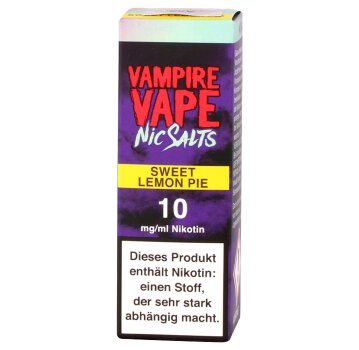 Vampire Vape Sweet Lemon Pie Nic Salts