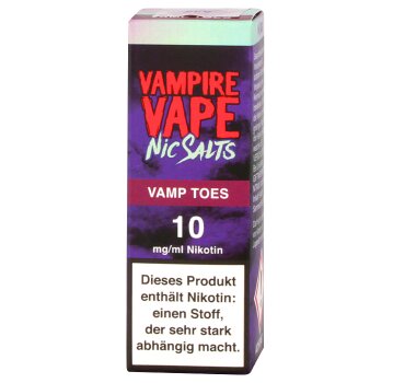 Vampire Vape Vamp Toes Nic Salts