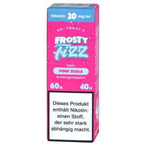 Dr. Frost Fizz Pink Soda Nic Salt 20mg