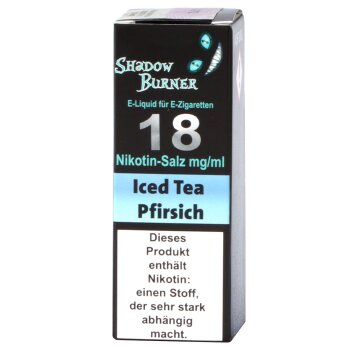 Shadow Burner Iced Tea Pfirsich Nikotinsalz 18mg