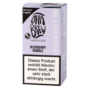 Ohm Brew Blueberry Bubble Nikotinsalz
