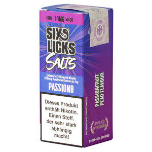 Six Licks Passion8 Nikotinsalz