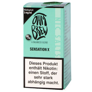 Ohm Brew Sensation X Nikotinsalz