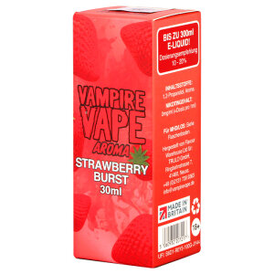 Vampire Vape Aroma - Strawberry Burst