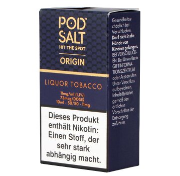 Podsalt Origin Liquor Tobacco Nic Salt