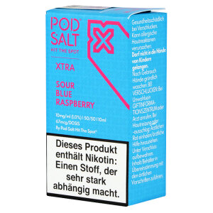Podsalt XTRA Sour Blue Raspberry Nic Salt
