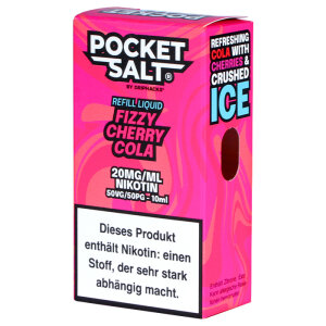 Pocket Salt Fizzy Cherry Cola Nic Salt 20mg