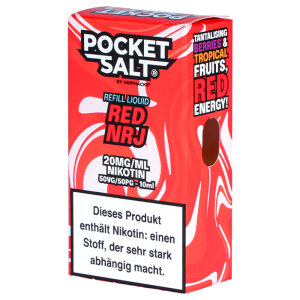 Pocket Salt Red NRJ Nic Salt 20mg