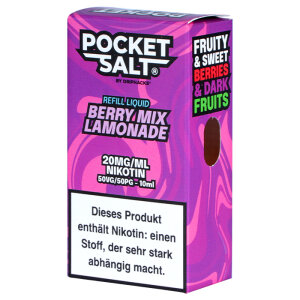 Pocket Salt Berry Mix Lamonade Nic Salt 20mg