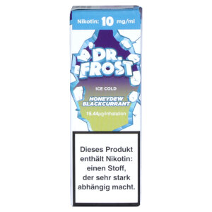 Dr. Frost Ice Cold Honeydew Blackcurrant Nic Salt 10mg