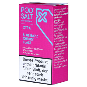 Podsalt XTRA Blue Razz Cherry Blast Nic Salt