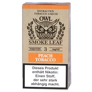 Owl Smoke Leaf Peach Tobacco