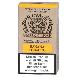 Owl Smoke Leaf Banana Tobacco Nic Salt