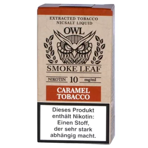 Owl Smoke Leaf Caramel Tobacco Nic Salt