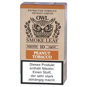 Owl Smoke Leaf Peanut Tobacco Nic Salt